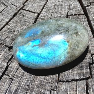 Moonstone Palm Stone Large and Very Glowing